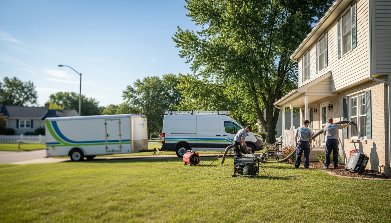 Flooded Basement Restoration And Cleanup With Repair in Marienthal, KS near me